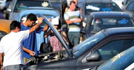 Leilão de carros e motos recuperados pelo banco