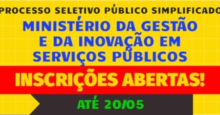 Processo seletivo do MGI: Inscrições prorrogadas e oportunidades em diversas áreas com salários de até R$ 8,3 mil