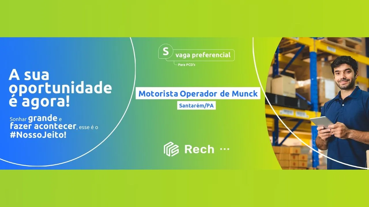 Vaga de emprego para motorista operador de Munck em Santarém