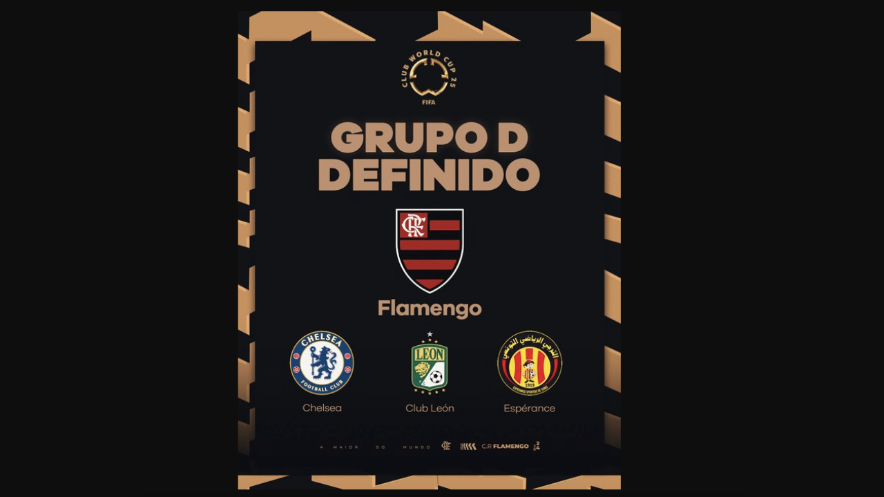 Flamengo encara Chelsea, León e Espérance no Mundial de clubes