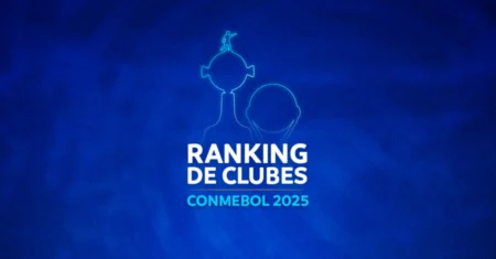 River Plate domina ranking da Conmebol 2025 enquanto Palmeiras perde posição; Flamengo e Botafogo ganham destaque