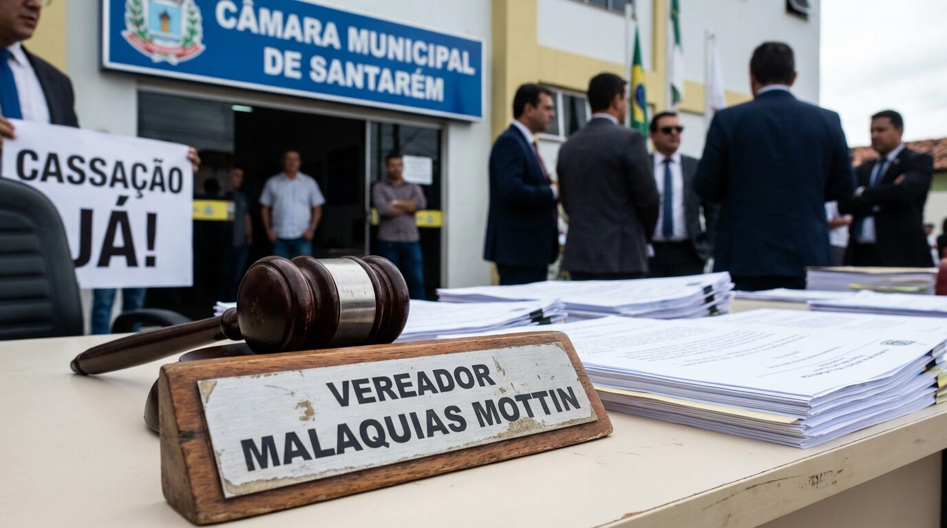 Pressão e desgaste na Câmara de Santarém, vereadores aprovam abertura de processo de cassação contra Malaquias Mottin do PL e inauguram fase de investigação e defesa